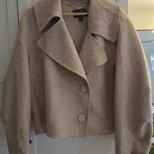 Bernardo Women's Tan Wool Handemade Jacket